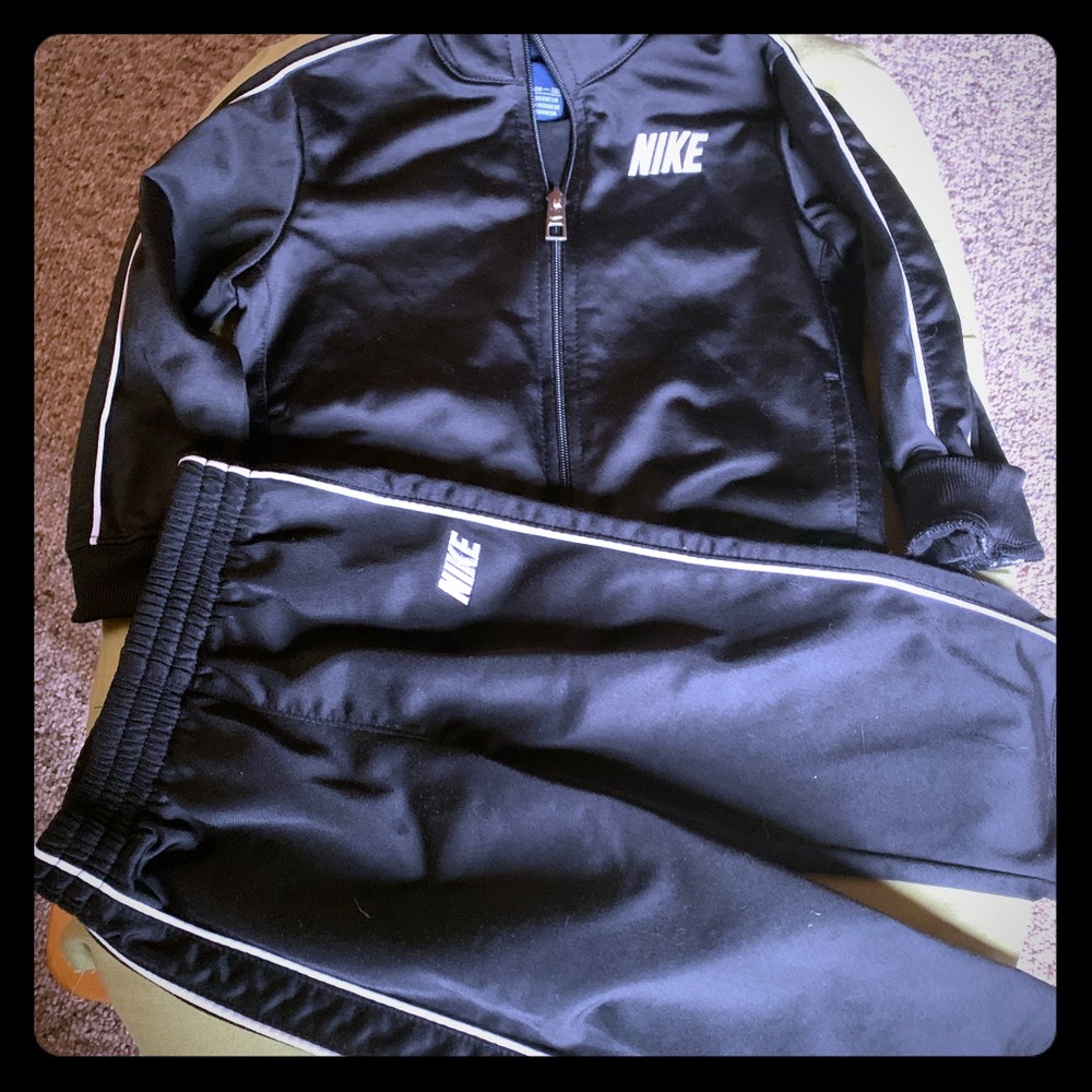 Nike toddler track suit- black 24 months